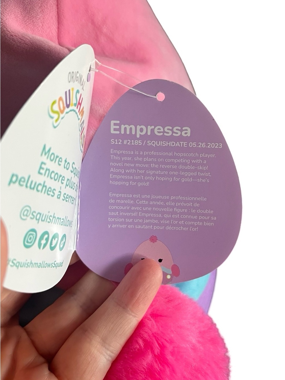 Squishmallows Empressa The Chick 12” Plush - Picture 9 of 11
